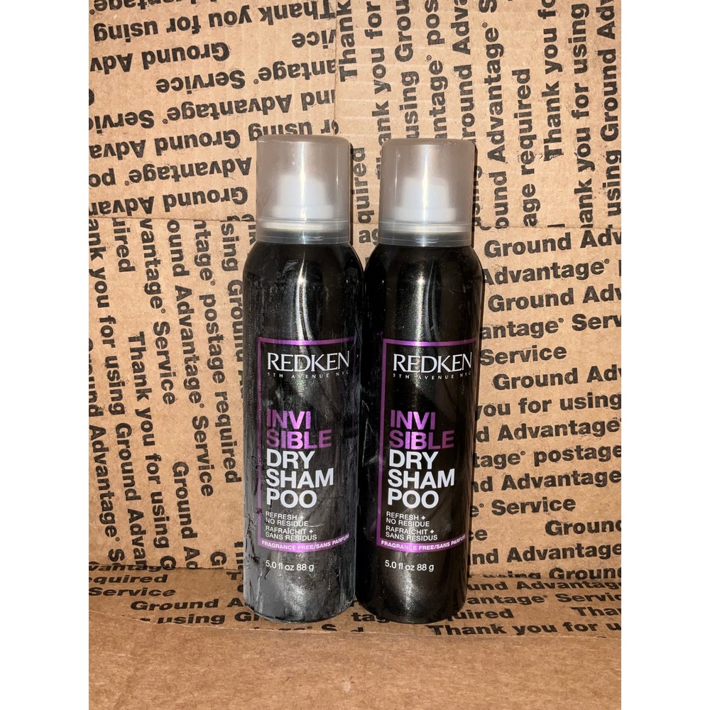 Redken Invisible Dry Shampoo hair care Fragrance Free No Residue 2 Pack 5.0oz